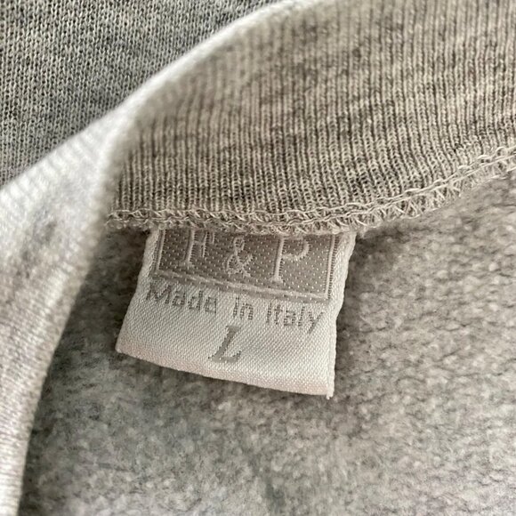 F&P Cotton Short Sleeve Sweatshirt Top Italy Le Gondole Size Large - Picture 7 of 10